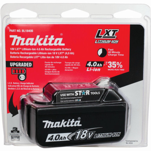 MAKITA BL1840B BATTERY 18V 4 AMP LITHIUM ION