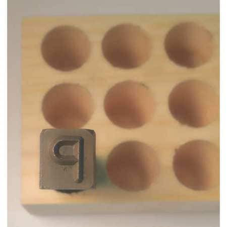 YOUNG BROS. STAMP WORKS, INC. 03273 P HAND STAMP 2-1/2 SHANK L STEEL