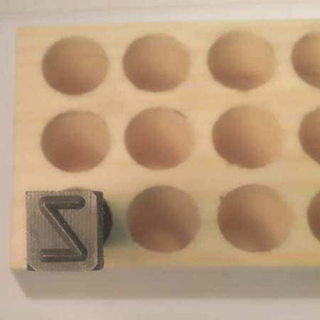 YOUNG BROS. STAMP WORKS, INC. 06271 Z HAND STAMP 2-5/8 SHANK L STEEL