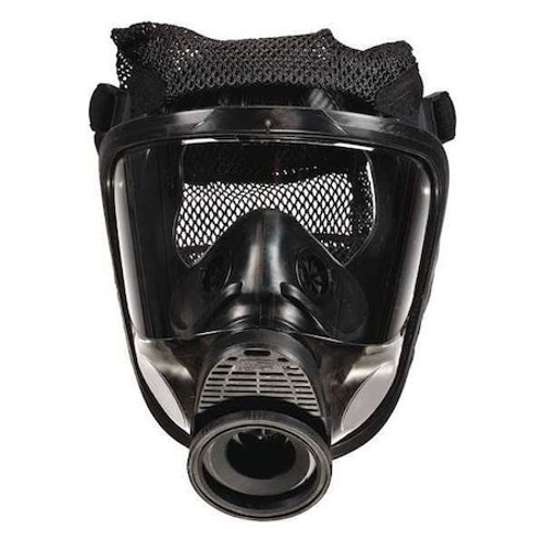 MSA SAFETY WORKS 10075914 FULL FACE RESPIRATOR,S,BLACK
