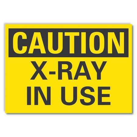 LYLE LCU3-0220-RD_14x10 CAUTION SIGN SELF-ADHESIVE VINYL 10 IN H