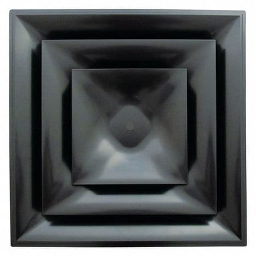 AMERICAN LOUVER COMPANY STR-C-8BK AMERICAN LOUVER STRATUS CONE DIFFUSER WI