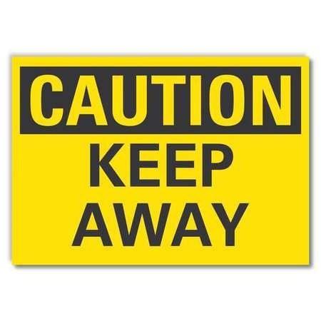 LYLE LCU3-0207-RD_5x3.5 CAUTION SIGN 3-1/2 X 5 VINYL