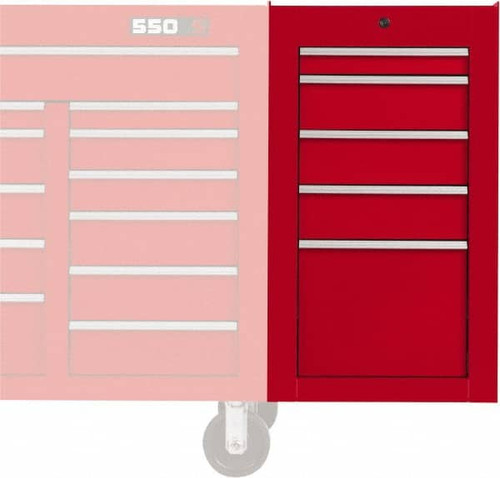 PROTO J551934-5RD-SC PROTO® 550HS SIDE CABINET - 5 DRAWER, RE