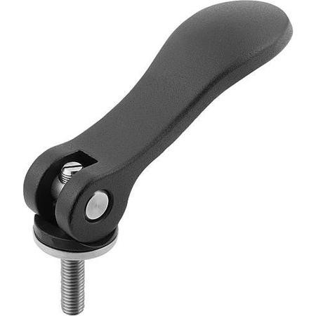 KIPP K0006.0511104X20 CAM HANDLE M4 CAST ALUMINUM