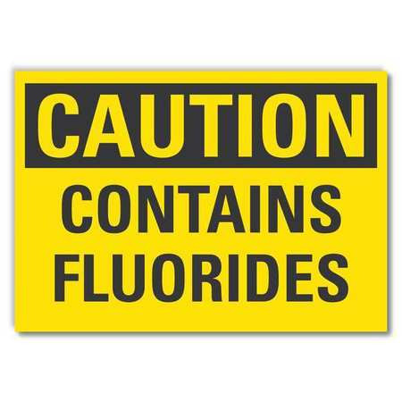 LYLE LCU3-0251-RD_5x3.5 SIGN SELF-ADHESIVE VINYL 3-1/2 IN H