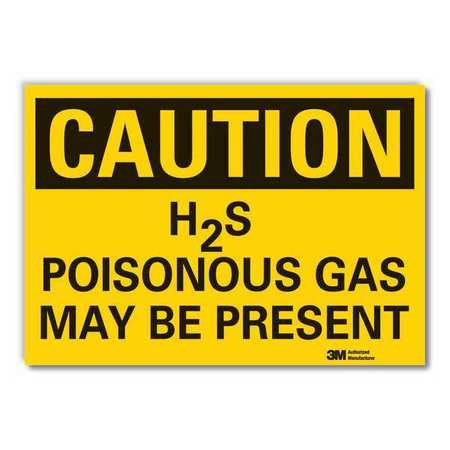 LYLE LCU3-0347-RD_10x7 CAUTION SIGN 7 IN H VINYL