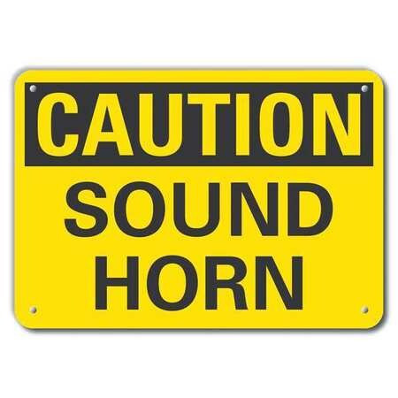 LYLE LCU3-0209-RA_14x10 CAUTION SIGN 10 H 14 W RECYCLED ALUM