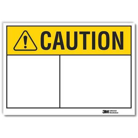 LYLE LCU3-0199-RD_5x3.5 SIGN SELF-ADHESIVE VINYL 3-1/2 IN H