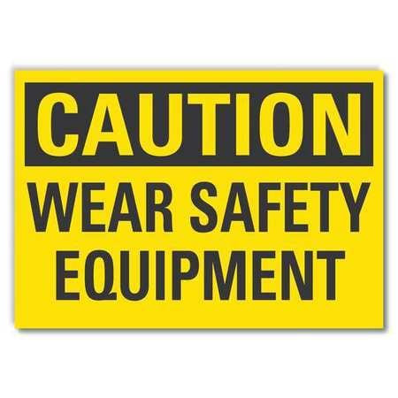 LYLE LCU3-0277-RD_5x3.5 PPE CAUTION RFLCT LABEL,3.5IN X 5IN