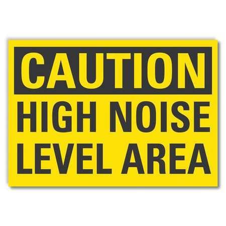 LYLE LCU3-0273-RD_7x5 CAUTION SIGN SELF-ADHESIVE VINYL 5 IN H