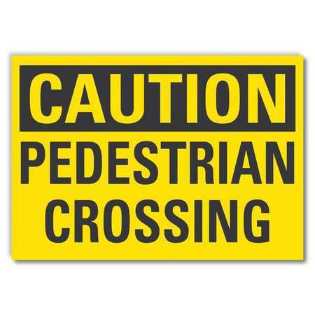 LYLE LCU3-0255-RD_14x10 CAUTION SIGN 10 H 14 W VINYL