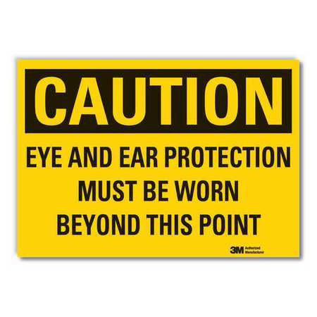 LYLE LCU3-0431-RD_7x5 CAUTION SIGN 5 IN H VINYL