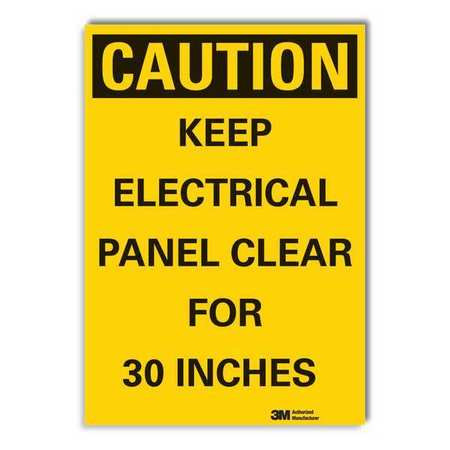 LYLE LCU3-0386-RD_7x5 CAUTION SIGN 5 IN H VINYL
