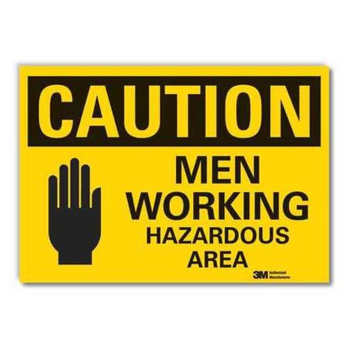 LYLE LCU3-0496-RD_7x5 CAUTION SIGN 5 IN H VINYL