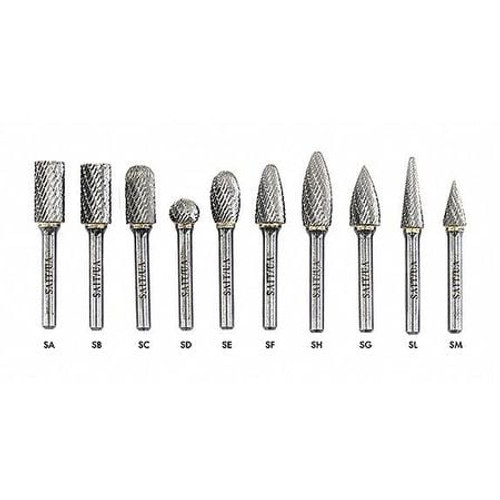 UNITED ABRASIVES-SAIT 45011 CARBIDE BUR SD3 DC 3/8X5/16X1/4 UNITED ABRASIVES-SAIT 45011 CARBIDE BUR SD3 DC 3/8X5/16X1/4