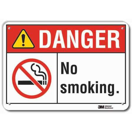 LYLE LCU4-0170-RA_14x10 NO SMOKING SIGN 14 IN W