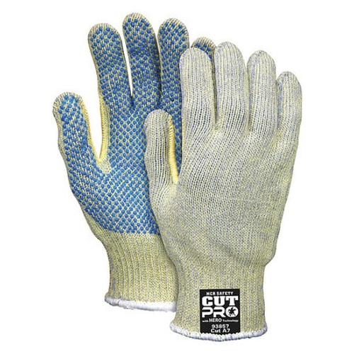 MCR SAFETY 93857M CUT RESISTANT GLOVES, KEVLAR/STEEL, MEDI MCR SAFETY 93857M CUT RESISTANT GLOVES, KEVLAR/STEEL, MEDI