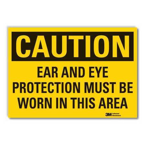 LYLE LCU3-0406-RD_10x7 CAUTION SIGN 7 IN H VINYL LYLE LCU3-0406-RD_10x7 CAUTION SIGN 7 IN H VINYL