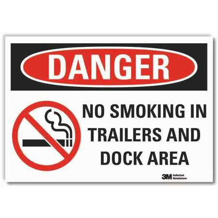 LYLE LCU4-0551-RD_5x3.5 NO SMOKING SIGN SELF-ADHESIVE 5 IN W
