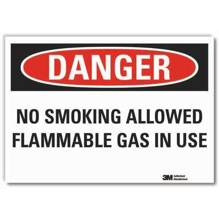 LYLE LCU4-0577-RD_14x10 NO SMOKING SIGN SELF-ADHESIVE 14 IN W