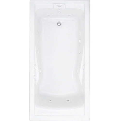 AMERICAN STANDARD 7236VC.020 EVERCLEAN WHIRLPOOL TUB,72X36",WHITE