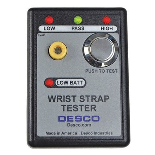 DESCO 19240 DESCO WRIST STRAP TESTER, 9VDC BATTERY