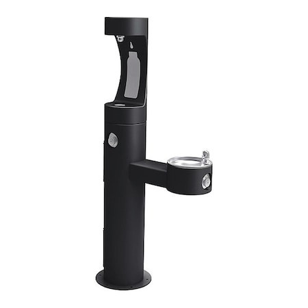 ELKAY LK4420BF1UFRKBLK ELKAY OUTDOOR EZH2O UPPER BOTTLE FILLING