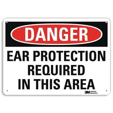 LYLE U3-1390-NP_14X10 DANGER SIGN 14 W X 10 H 0.055 THICK