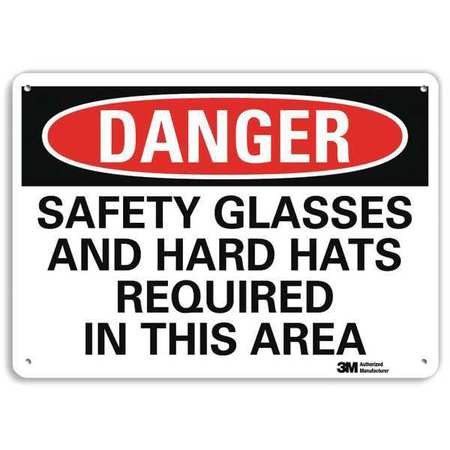 LYLE U3-1966-NP_14X10 DANGER SIGN 14 W X 10 H 0.055 THICK
