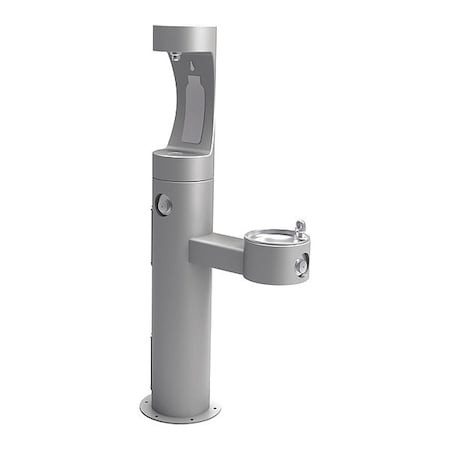 ELKAY LK4420BF1UFRKGRY ELKAY OUTDOOR EZH2O UPPER BOTTLE FILLING