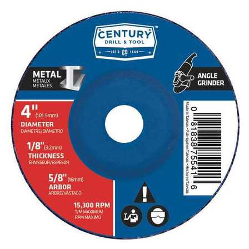 CENTURY DRILL  TOOL 75541 CENTURY DRILL  75541  DEPRESSED CENTER G CENTURY DRILL  TOOL 75541 CENTURY DRILL  75541  DEPRESSED CENTER G