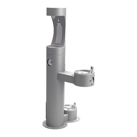 ELKAY LK4420BF1UDBGRY ELKAY OUTDOOR EZH2O UPPER BOTTLE FILLING