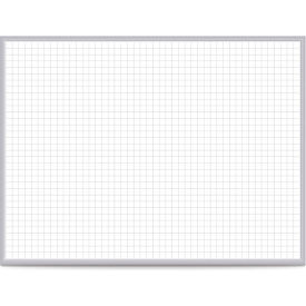 GHENT GRPM321G-48 GRID 1"X1" MAGNETIC WHITEBOARD ALUMINUM 