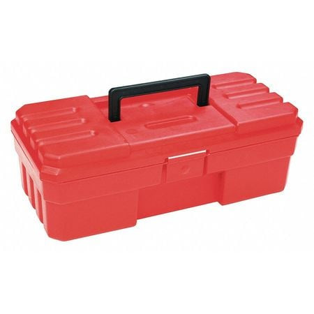 AKRO-MILLS 9912 PROBOX TOOLBOX,6 X 12 X 4,RED