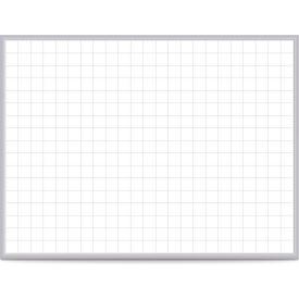 GHENT GRPM322G-48 GRID 2"X2" MAGNETIC WHITEBOARD ALUMINUM 