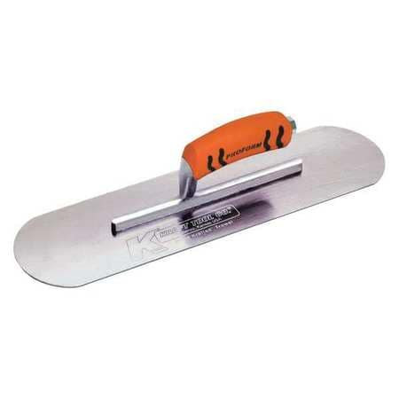 KRAFT TOOL CF328PF POOL TROWEL SWEDISH SS 7-7/8 SHANK 16X4 