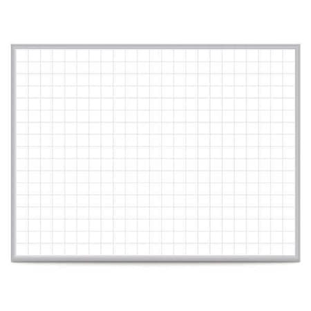 GHENT GRPM222G-46 GRID 2"X2" WHITEBOARD ALUMINUM FRAME 4'X