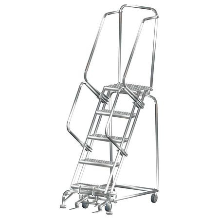 BALLYMORE SS052414G LOCKSTEP ROLL LADDER T304 STEEL 50 IN.H