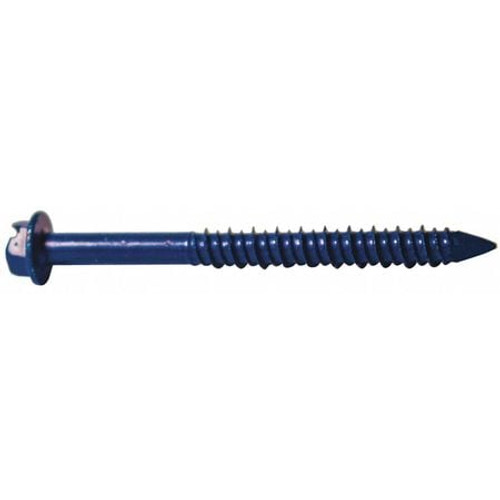 MKT FASTENING H4400 HEX HEAD CONCRETE SCREWS 1/4 X 4 PK100