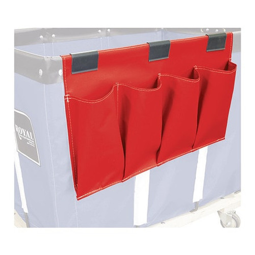 ROYAL BASKET TRUCK R00-RRX-JSN JANITORIAL ORGANIZER RED