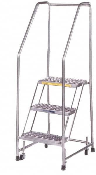 BALLYMORE A3SH30G SAFETY ROLL LADDER ALUMINUM 28-1/2 IN.H