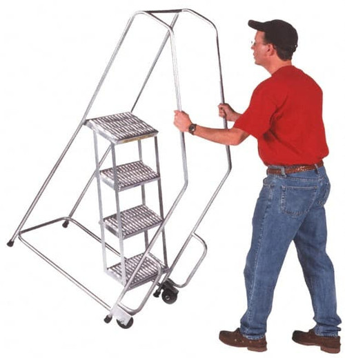 BALLYMORE A3SH30-TR TILT/ROLL LADDER ALUMINUM 28-1/2 IN.H