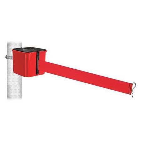 RETRACTA-BELT WH412RD20-RD-HC BELT BARRIER 4 H RED BELT POWDER COATED