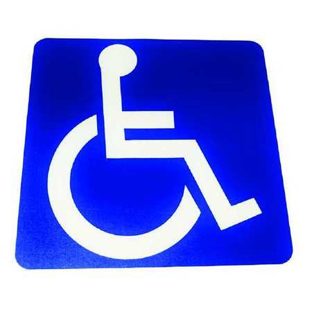 SSTD SSTD3X3HANDICAPMAT ADA WARNING PAD BLUE 3 FT L