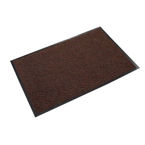 CROWN MATS CN 0023BR CARPETED SCRAPER/WIPER MAT,2FT.X3FT.