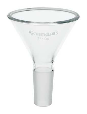 CHEMGLASS CG-1720-04 POWDER FUNNEL 150MM 24/40 INNER JOINT