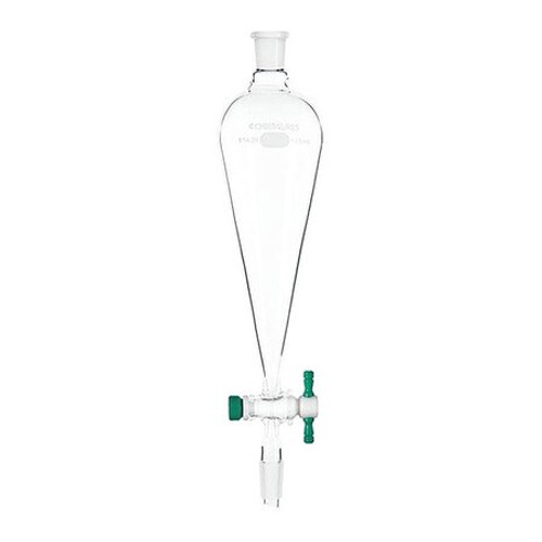 CHEMGLASS CG-1743-09 SEPARATORY FUNNEL 125ML 14/20 JOINT SIZE