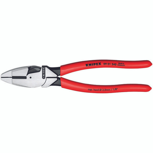 KNIPEX 901240 9-1/4" HIGH LEVERAGE LINEMAN'S PLIERS
