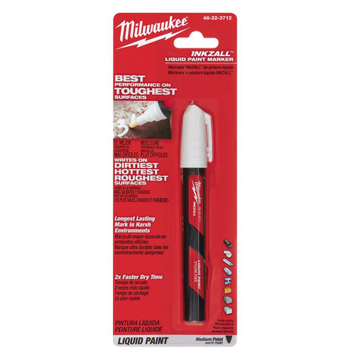 MILWAUKEE ELECTRIC TOOLS 48-22-3712 INKZALL™ LIQUID PAINT MARKERS